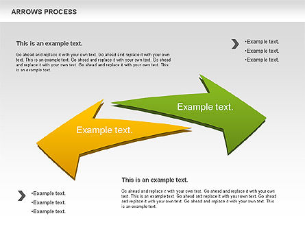 Arrows Process Shapes, Slide 7, 00931, Shapes — PoweredTemplate.com