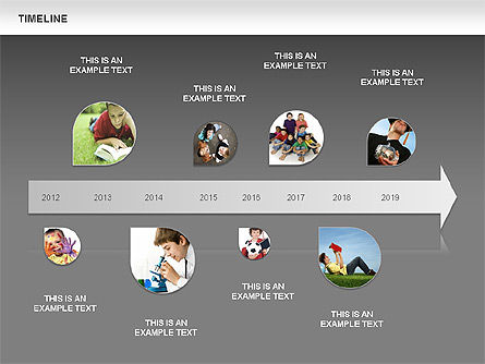 Timeline, Slide 17, 00933, Timelines & Calendars — PoweredTemplate.com