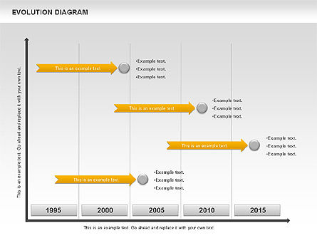 Diagrama de Evolución, Diapositiva 12, 00934, Diagramas y gráficos educativos — PoweredTemplate.com