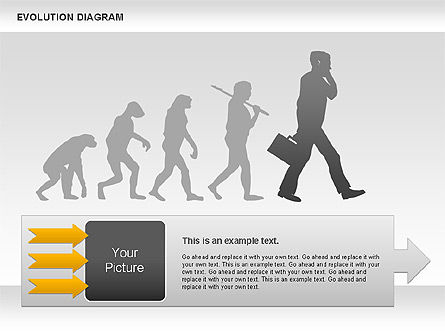 Diagrama de Evolución, Diapositiva 6, 00934, Diagramas y gráficos educativos — PoweredTemplate.com