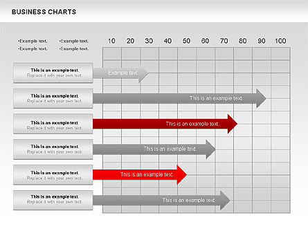 Business Presentation Charts, PowerPoint Template, 00935, Business Models — PoweredTemplate.com