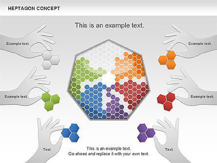 Concept Heptagon, Diapositive 10, 00936, Modèles commerciaux — PoweredTemplate.com