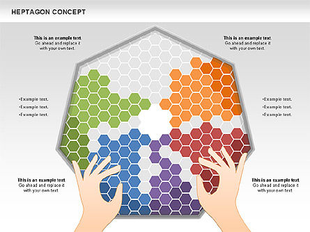 Heptagon-Konzept, Folie 11, 00936, Business Modelle — PoweredTemplate.com