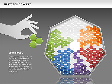 Heptagon-Konzept, Folie 13, 00936, Business Modelle — PoweredTemplate.com