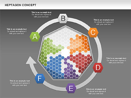 Concept Heptagon, Diapositive 14, 00936, Modèles commerciaux — PoweredTemplate.com