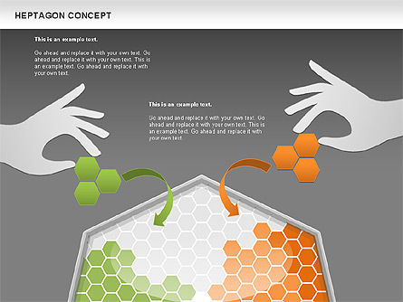 Heptagon Concept, Diapositiva 15, 00936, Modelos de negocios — PoweredTemplate.com