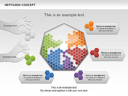Heptagon Concept, Diapositiva 6, 00936, Modelos de negocios — PoweredTemplate.com