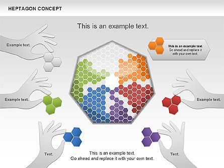 Heptagon Concept, Diapositiva 9, 00936, Modelos de negocios — PoweredTemplate.com