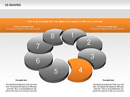 Formes 3D colorées gratuites, Diapositive 5, 00938, Formes — PoweredTemplate.com