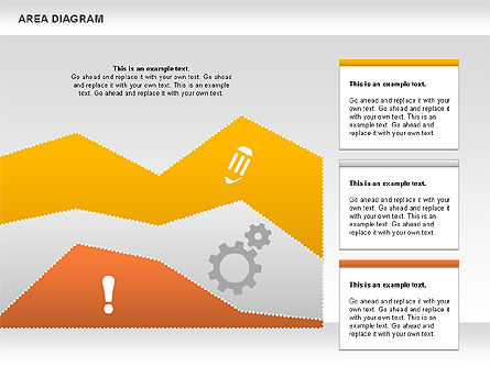Diagrama de área, Diapositiva 6, 00939, Modelos de negocios — PoweredTemplate.com