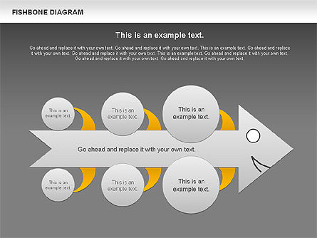 Colorful Fishbone Diagram, Slide 15, 00944, Business Models — PoweredTemplate.com
