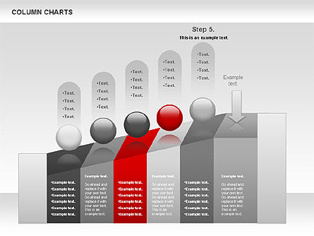 Gráfico de columnas, Diapositiva 11, 00949, Modelos de negocios — PoweredTemplate.com