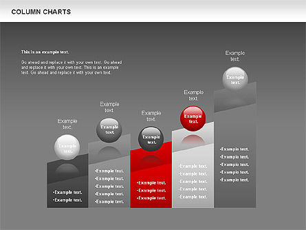 Column Chart, Slide 14, 00949, Business Models — PoweredTemplate.com