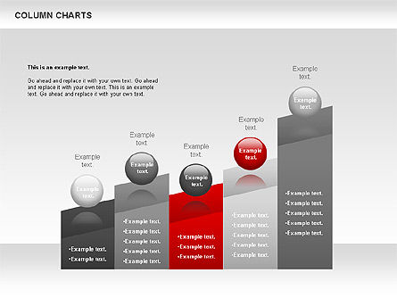 Column Chart, Slide 3, 00949, Business Models — PoweredTemplate.com