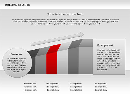 Gráfico de columnas, Diapositiva 5, 00949, Modelos de negocios — PoweredTemplate.com