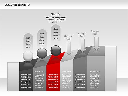 Column Chart, Slide 9, 00949, Business Models — PoweredTemplate.com
