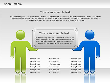 Social Media Shapes, Slide 10, 00952, Shapes — PoweredTemplate.com