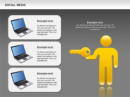 Formas de medios sociales, Diapositiva 13, 00952, Formas — PoweredTemplate.com