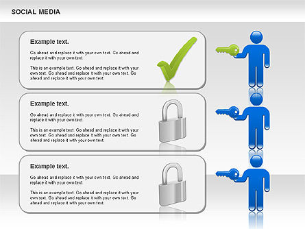 Bentuk Media Sosial, Slide 5, 00952, Bentuk — PoweredTemplate.com