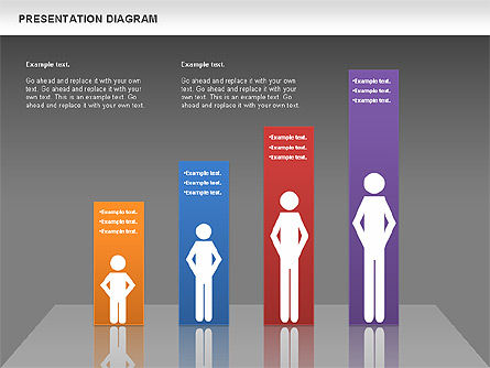 Diagrama del proceso de presentación, Diapositiva 13, 00953, Modelos de negocios — PoweredTemplate.com