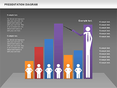 Diagrama del proceso de presentación, Diapositiva 16, 00953, Modelos de negocios — PoweredTemplate.com
