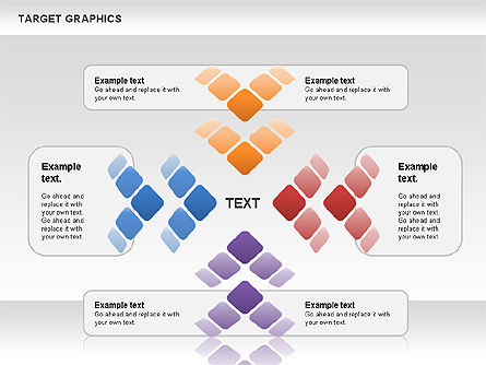 Concepto de gráficos de destino, Diapositiva 3, 00958, Formas — PoweredTemplate.com