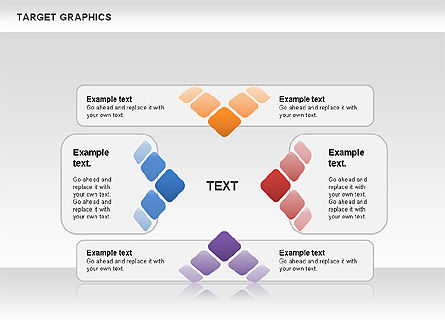 ターゲットグラフィックコンセプト, スライド 4, 00958, 図形 — PoweredTemplate.com