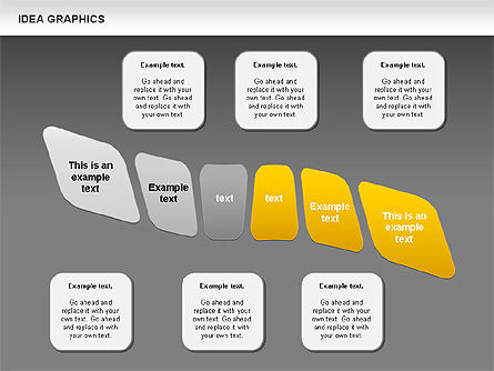 Idea Gráficos Concepto, Diapositiva 15, 00959, Formas — PoweredTemplate.com