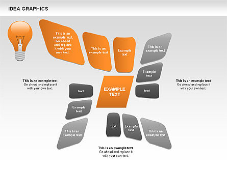 Idea Gráficos Concepto, Diapositiva 2, 00959, Formas — PoweredTemplate.com