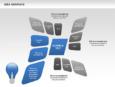 Idea Gráficos Concepto, Diapositiva 4, 00959, Formas — PoweredTemplate.com