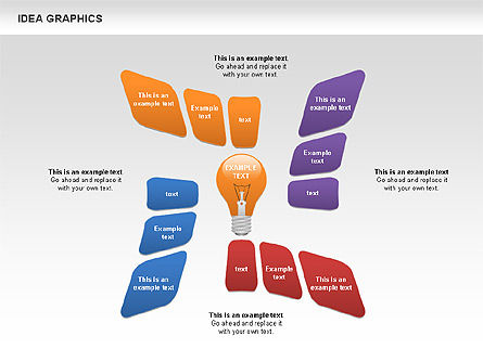 Idea Gráficos Concepto, Diapositiva 5, 00959, Formas — PoweredTemplate.com