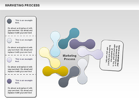 Schéma conceptuel du processus de commercialisation, Diapositive 11, 00961, Modèles commerciaux — PoweredTemplate.com