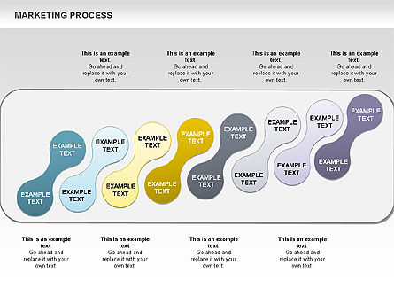 Diagrama del concepto del proceso de marketing, Diapositiva 15, 00961, Modelos de negocios — PoweredTemplate.com