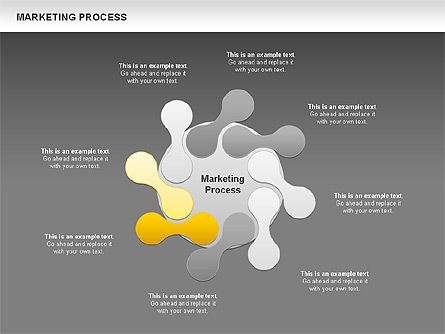 Marketing Process Concept Diagram, Slide 16, 00961, Business Models — PoweredTemplate.com