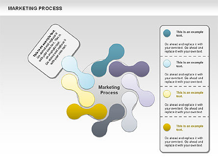 마케팅 프로세스 개념 다이어그램, 슬라이드 5, 00961, 비즈니스 모델 — PoweredTemplate.com