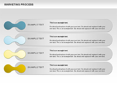 Diagrama del concepto del proceso de marketing, Diapositiva 8, 00961, Modelos de negocios — PoweredTemplate.com
