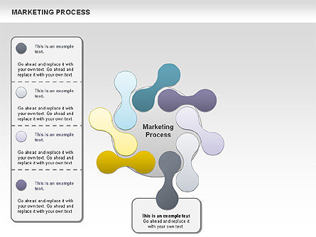 Schéma conceptuel du processus de commercialisation, Diapositive 9, 00961, Modèles commerciaux — PoweredTemplate.com