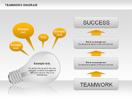 Teamwork with Puzzles, Slide 8, 00964, Business Models — PoweredTemplate.com