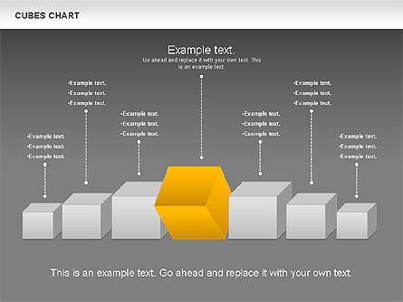 Gráficos de Cubos, Diapositiva 13, 00965, Diagramas de la etapa — PoweredTemplate.com