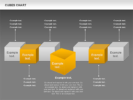 Gráficos de Cubos, Diapositiva 15, 00965, Diagramas de la etapa — PoweredTemplate.com