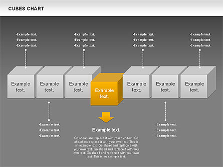 Gráficos de Cubos, Diapositiva 16, 00965, Diagramas de la etapa — PoweredTemplate.com