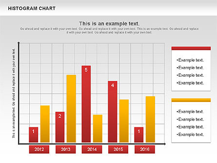 히스토그램 차트, 슬라이드 9, 00968, 비즈니스 모델 — PoweredTemplate.com