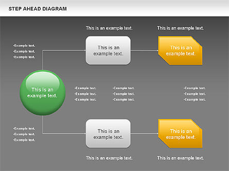 Passo avanti chart, Slide 12, 00970, Diagrammi di Flusso — PoweredTemplate.com