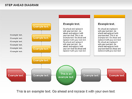 Langkah Ke Depan Bagan, Slide 6, 00970, Bagan Alur — PoweredTemplate.com