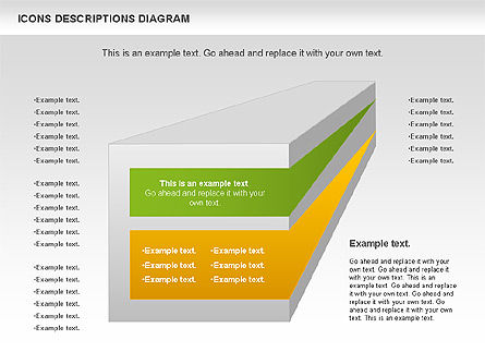 Processchema met pictogrammen, Dia 10, 00971, Procesdiagrammen — PoweredTemplate.com