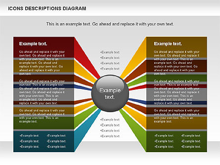 Bagan Proses Dengan Ikon, Slide 11, 00971, Diagram Proses — PoweredTemplate.com