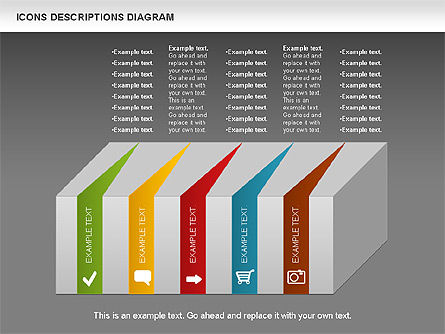 아이콘이있는 차트 처리, 슬라이드 16, 00971, 프로세스 도표 — PoweredTemplate.com