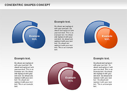 Concentric Shapes Concept, Slide 8, 00972, Business Models — PoweredTemplate.com