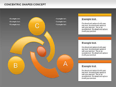 Konsep Bentuk Konsentris, Slide 9, 00972, Model Bisnis — PoweredTemplate.com