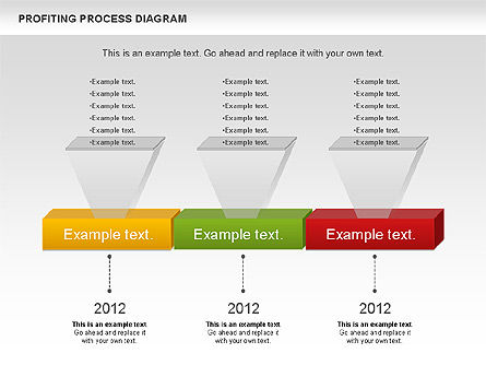 Diagrama del proceso de beneficio, Diapositiva 11, 00973, Modelos de negocios — PoweredTemplate.com